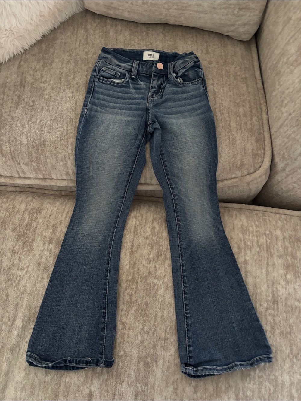BKE Dark Blue Flare Jeans for Women